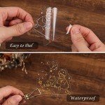 Golden Holographic Stickers for Resin Art Projects