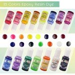 15 Color Epoxy Pigment Set for Resin Art