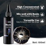 Black Epoxy Resin Pigment Paste for Art