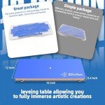 Adjustable Resin Leveling Table for Art 16"x12