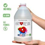 Clear Non-Toxic Epoxy Resin for Art - 1 Gallon