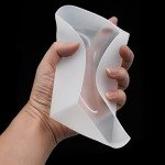 4 Pcs Square Resin Molds with USB Light