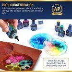 15-Piece Vibrant Alcohol Ink Set for Resin Art