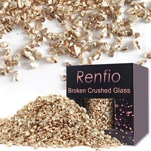 Champagne Gold Crushed Glass Glitter for Resin Art