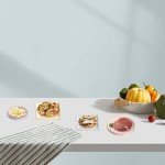 6-Piece Silicone Resin Coaster Molds Set