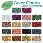 Champagne Gold Crushed Glass Glitter for Resin Art