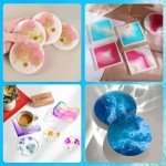 12 Silicone Coaster Molds for DIY Resin Art