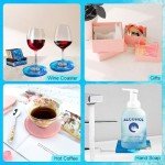 12 Silicone Coaster Molds for DIY Resin Art