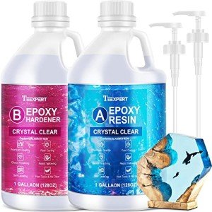 Crystal Clear Epoxy Resin Kit for DIY Art