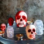 Skull Resin Molds Set: Large, Medium, Small