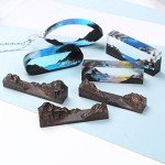 5pcs Unfinished Wood Pieces for Resin Crafts