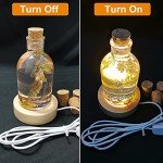 Bottle Light Resin Mold with LED Base & Corks
