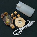 Bottle Light Resin Mold with LED Base & Corks