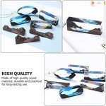 5pcs Unfinished Wood Pieces for Resin Crafts