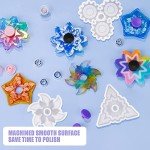 Fidget Spinner Resin Mold Kit with 10 Bearings