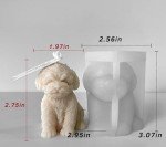 Adorable Dog Silicone Mold for Candle and Cake