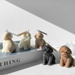 Adorable Dog Silicone Mold for Candle and Cake