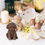 Adorable Dog Silicone Mold for Candle and Cake