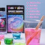 Bubble Free Crystal Clear Epoxy Resin - 23oz