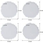 Druzy Geode Silicone Coaster Molds - 4 Pack