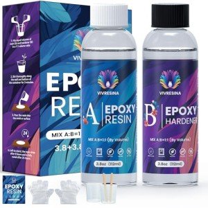 Beginner's Epoxy Resin Kit – Clear & Glossy 7.6oz