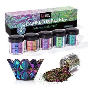 Chameleon Flakes: 5 Intense Colorshift Pigments
