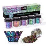 Chameleon Flakes: 5 Intense Colorshift Pigments
