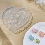 Silicone Flower Molds for Resin Nail Art