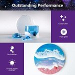 Crystal Clear 64OZ Epoxy Resin Kit with Mica Powders