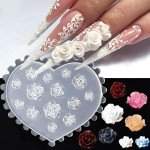 Silicone Flower Molds for Resin Nail Art