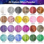 Crystal Clear 64OZ Epoxy Resin Kit with Mica Powders