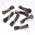 5 Pieces Wooden Resin Craft Pendants for Jewelry