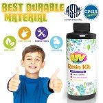 Crystal Clear UV Resin with 4 Silicone Cups