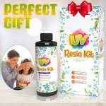 Crystal Clear UV Resin with 4 Silicone Cups