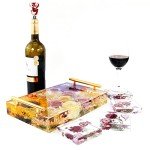 Large Silicone Resin Tray Mold with Handles