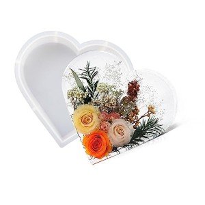 Large Heart Silicone Resin Molds for DIY Decor