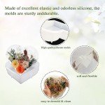 Large Heart Silicone Resin Molds for DIY Decor