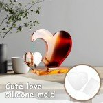 Heart-Shaped Silicone Resin Molds for Picture Frames