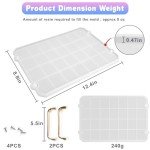 Silicone Resin Molds for DIY Flower Bookends