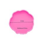 Glossy Flower Silicone Mold for Resin Coasters