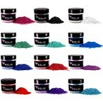 Rolio Pearlescent Mica Powder Art Set - 12 Jars