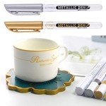 6-Piece Metallic Epoxy Resin Drawing Pen Set