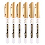 6-Piece Metallic Epoxy Resin Drawing Pen Set