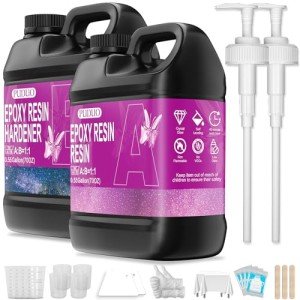 Crystal Clear Epoxy Resin Kit for Art Projects