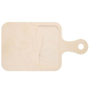 Organic Shaped Rectangle Wood Surface for Resin Art