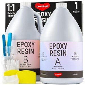 Smallbudi 1 Gallon Epoxy Resin Kit for Beginners