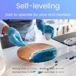 64oz Clear Epoxy Resin Kit with Mica Powders