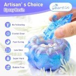 64oz Clear Epoxy Resin Kit with Mica Powders