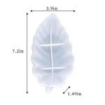 Leaf-Shaped Silicone Resin Tray Mold for Crafts