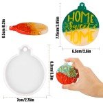 12pcs Christmas Silicone Resin Molds for Crafts